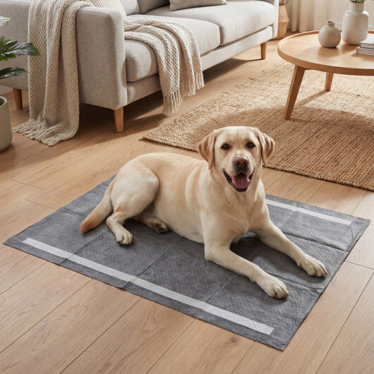 35.5" x 24" Charcoal?Dog Pee Pads 6-Layer for Dogs-Black LuxuryLifeWay Online Store