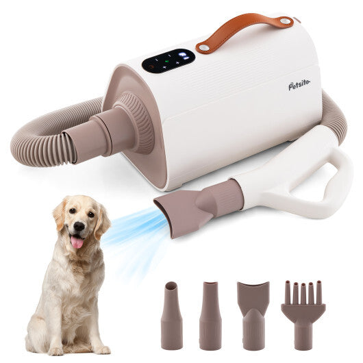 Dog Cat Hair Blower with Negative Ion Function and Adjustable Temperature LuxuryLifeWay Online Store
