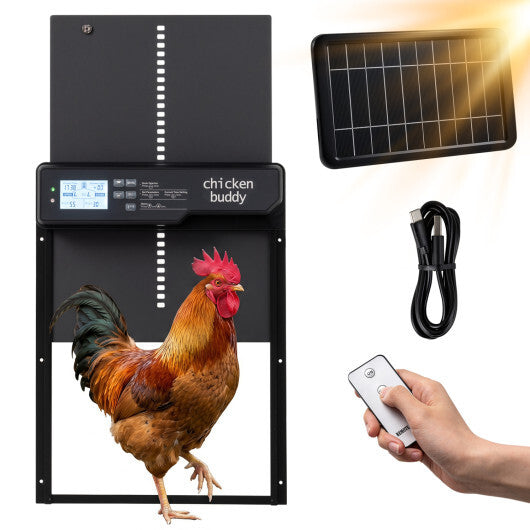 Solar Powered Automatic Chicken Coop Door LuxuryLifeWay Online Store