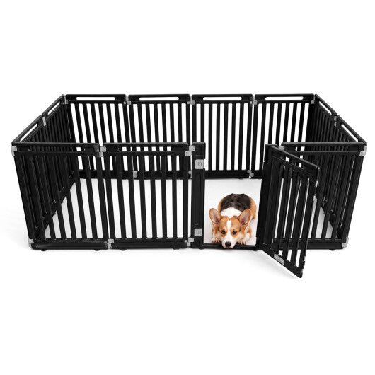 31.5" Height Indoor Outdoor Dog Playpen with 12 Panels-White LuxuryLifeWay Online Store