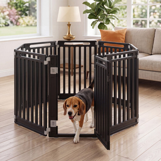 31.5" Height Indoor Outdoor Dog Playpen with 8 Panels-White LuxuryLifeWay Online Store