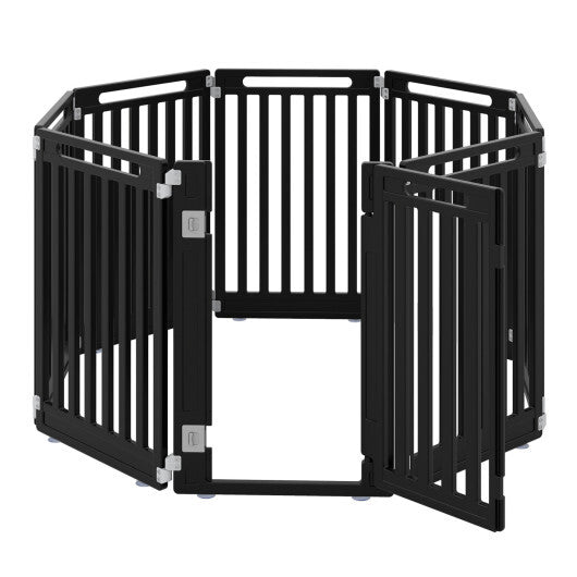 31.5" Height Indoor Outdoor Dog Playpen with 8 Panels-White LuxuryLifeWay Online Store