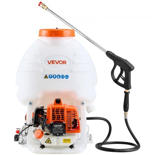 Gas Powered Backpack Sprayer, 26.5CC 0.9HP Engine, Garden Sprayer with 5 Gallon Tank, Large Area Coverage, Lawn Spraying Machine with 24 in Wand & Nozzles for Efficient Gardening & Farming LuxuryLifeWay Online Store