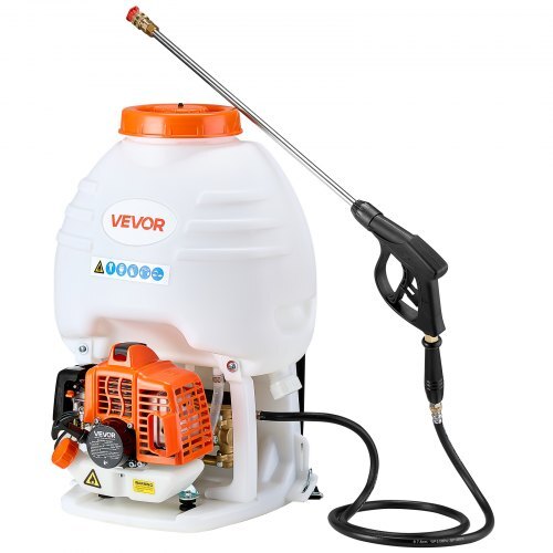 Gas Powered Backpack Sprayer, 26.5CC 0.9HP Engine, Garden Sprayer with 5 Gallon Tank, Large Area Coverage, Lawn Spraying Machine with 24 in Wand & Nozzles for Efficient Gardening & Farming LuxuryLifeWay Online Store