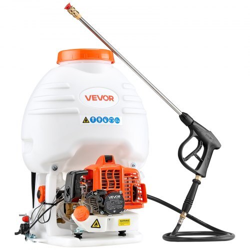 Gas Powered Backpack Sprayer, 26.5CC 0.9HP Engine, Garden Sprayer with 5 Gallon Tank, Large Area Coverage, Lawn Spraying Machine with 24 in Wand & Nozzles for Efficient Gardening & Farming LuxuryLifeWay Online Store
