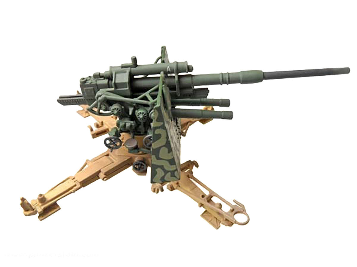 8.8cm Flak36 Gun "FlaRgt. Hermann Goring Sicily" (1943) German Army 1/72 Diecast Model by Panzerstahl LuxuryLifeWay Online Store