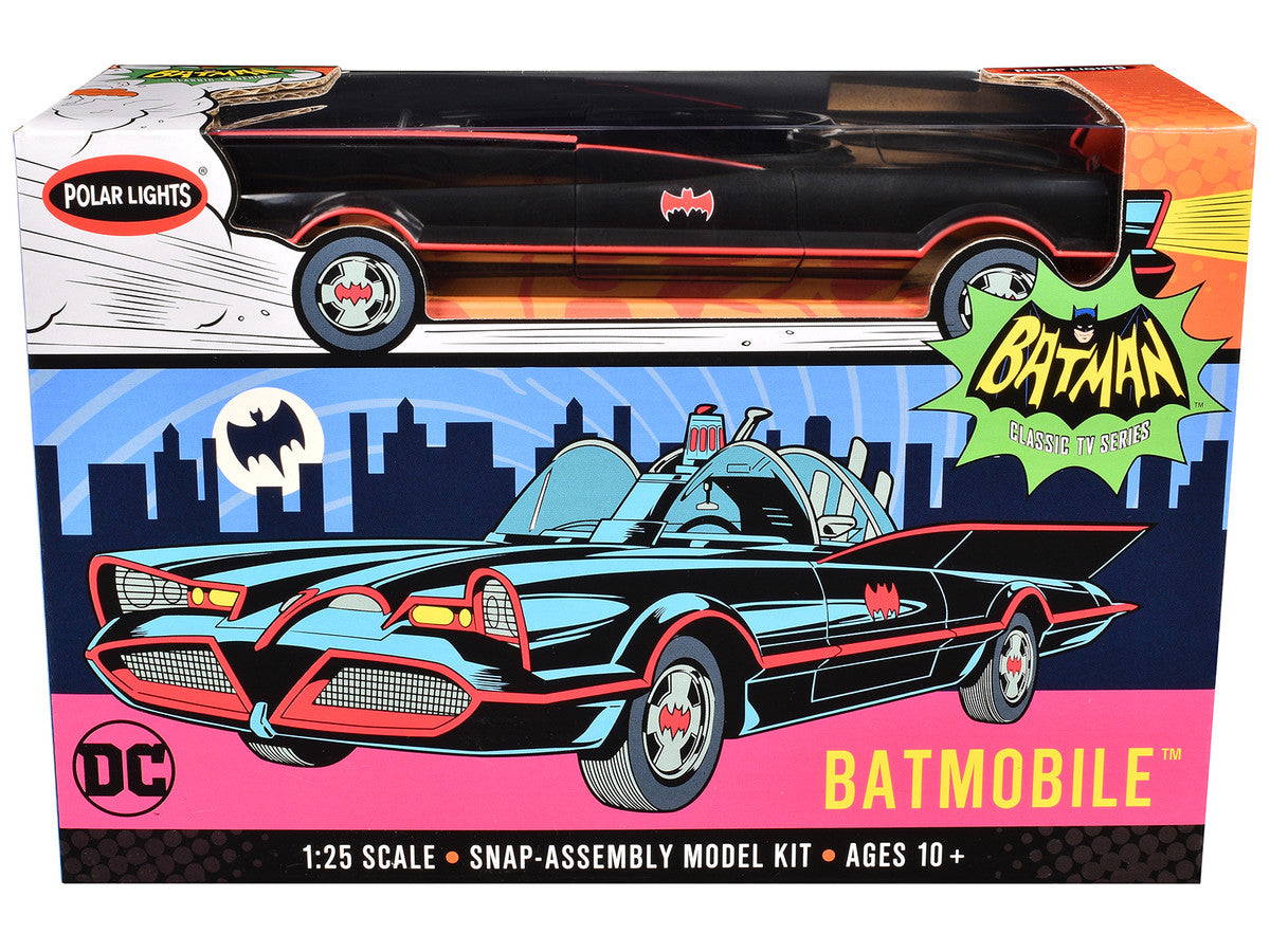 Skill 2 Model Kit Batmobile "Batman" (1966-1968) TV Series 1/25 Scale Model by Polar Lights LuxuryLifeWay Online Store