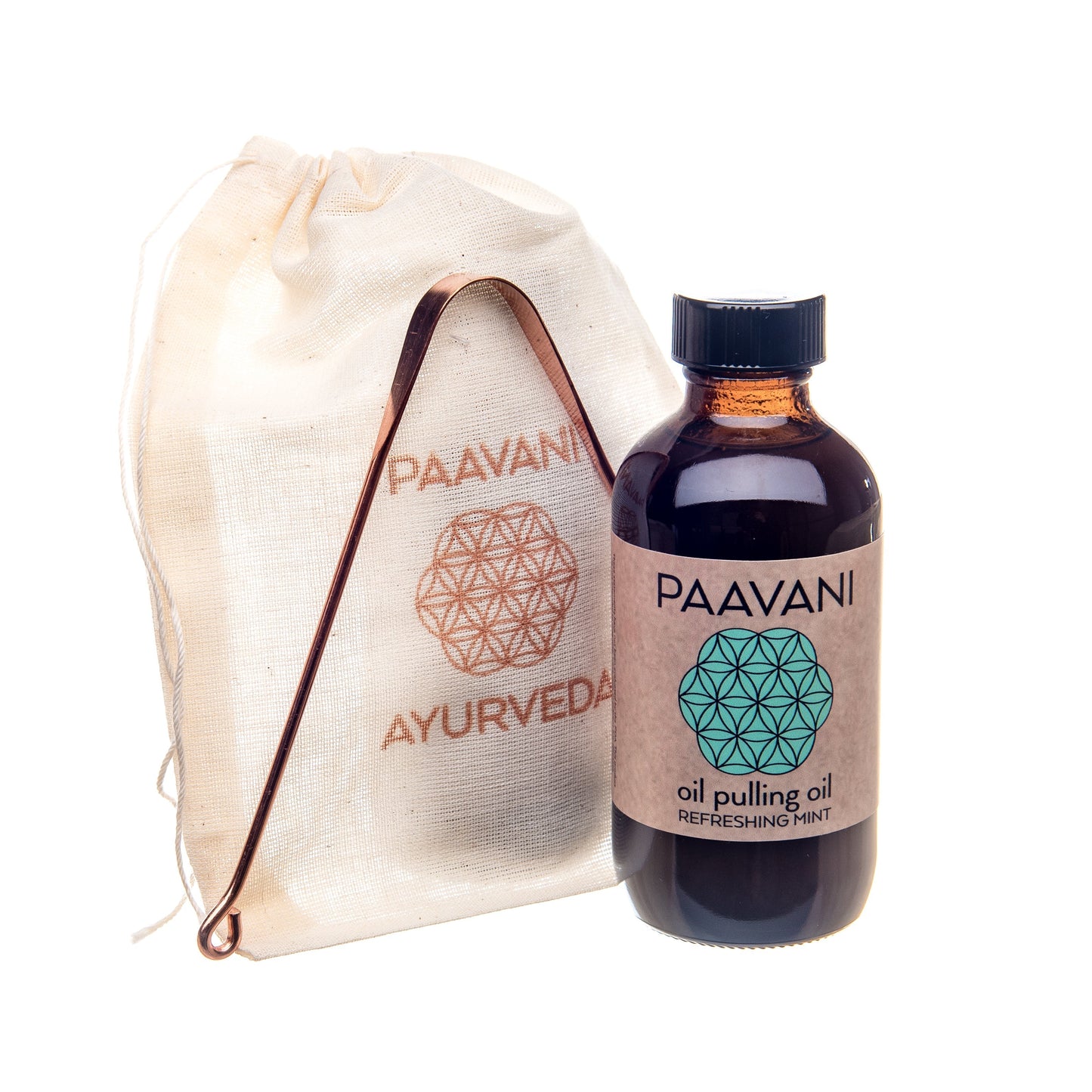 Mint Oral Care Ritual | Ayurvedic Oil Pulling & Tongue Cleaning LuxuryLifeWay Online Store