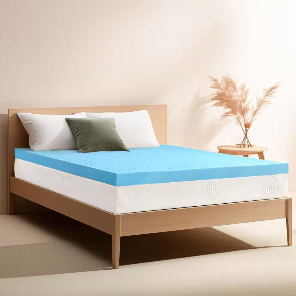 Queen size 3-inch Thick High Density Memory Foam Mattress Topper LuxuryLifeWay Online Store