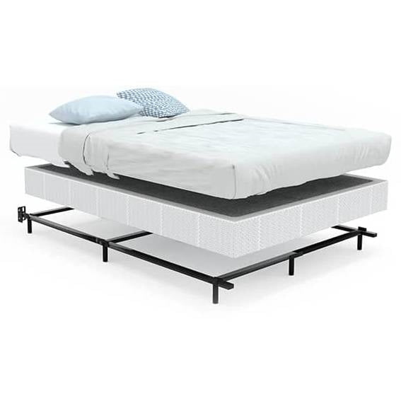 Queen 9-Leg Metal Bed Frame with Headboard Brackets 3,000 lbs. Max Weight Limit LuxuryLifeWay Online Store
