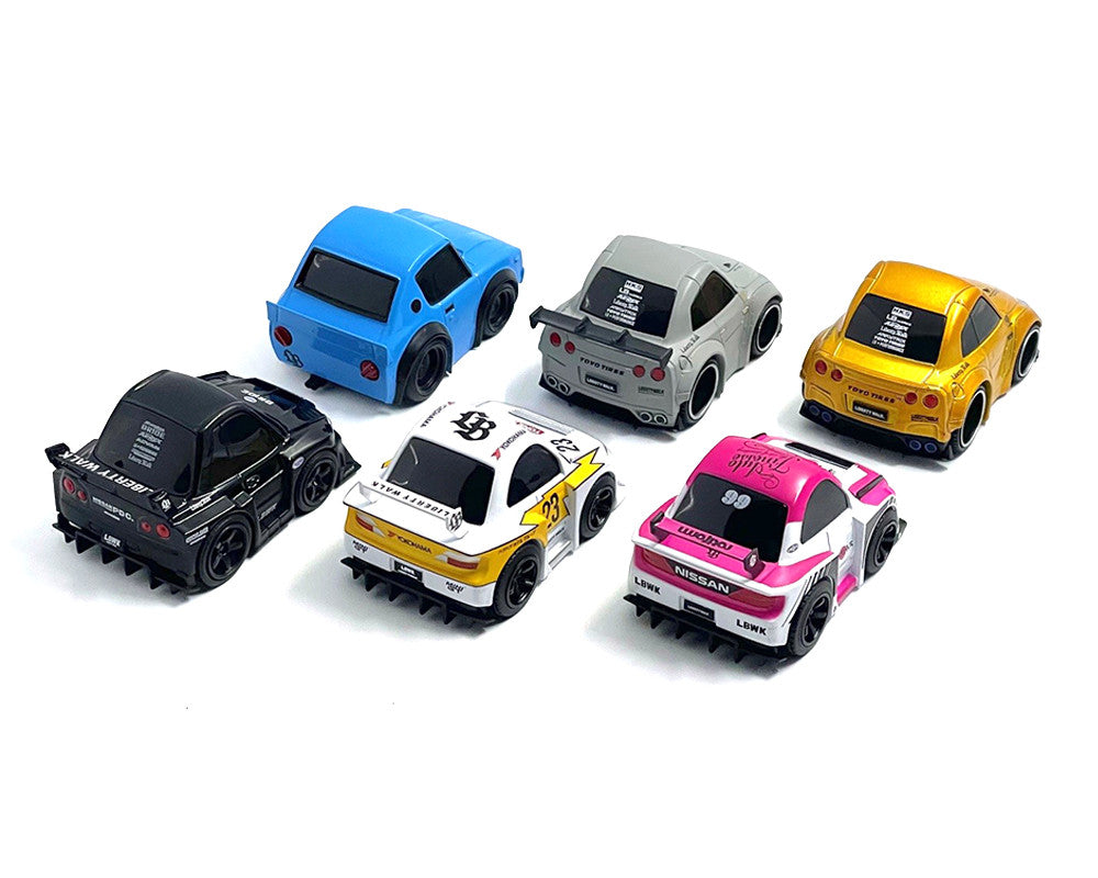 "QubeCarz" Series #1 Set of 6 pieces 1/64 Diecast Model Cars by Mini GT LuxuryLifeWay Online Store