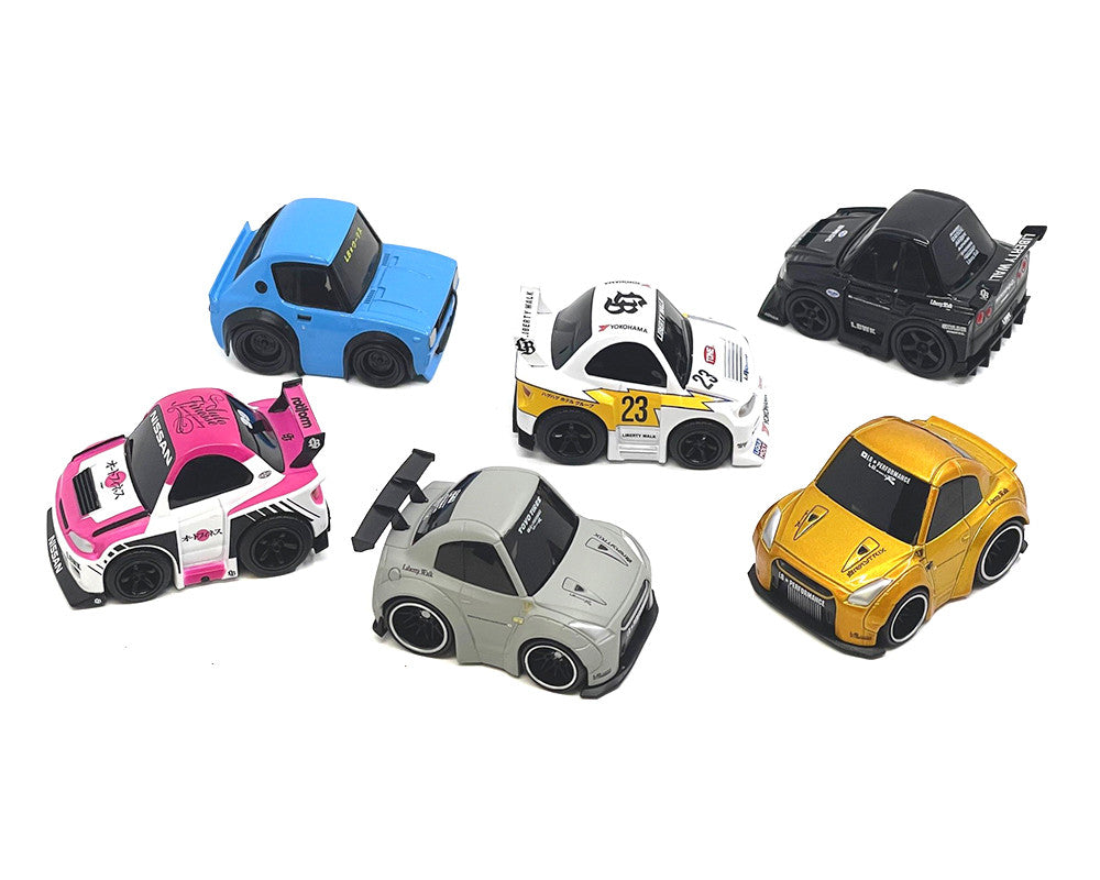 "QubeCarz" Series #1 Set of 6 pieces 1/64 Diecast Model Cars by Mini GT LuxuryLifeWay Online Store