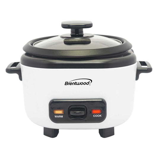 Brentwood 6-Cups Cooked Rice Cooker in White LuxuryLifeWay Online Store