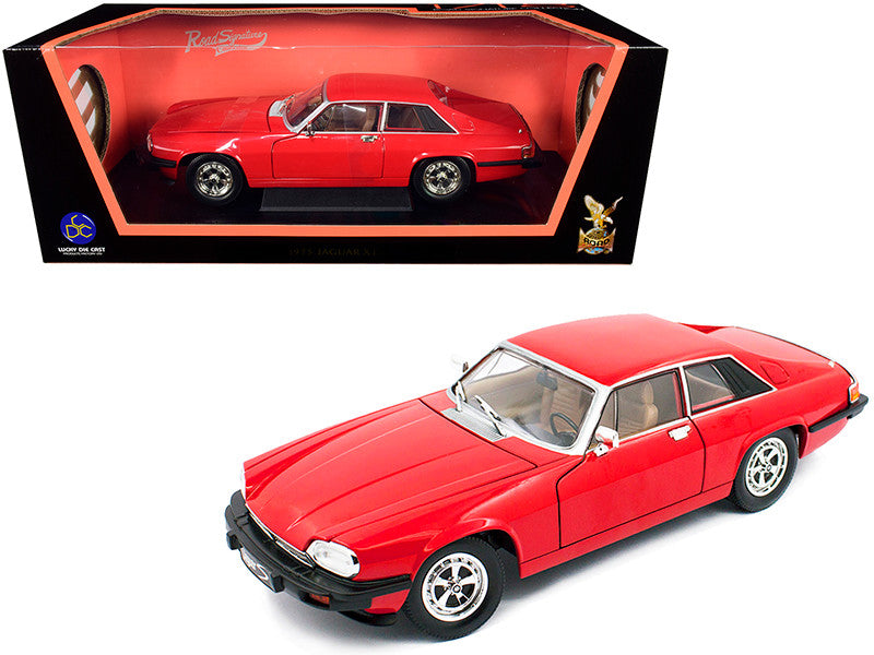 1975 Jaguar XJS Coupe Red 1/18 Diecast Model Car by Road Signature LuxuryLifeWay Online Store