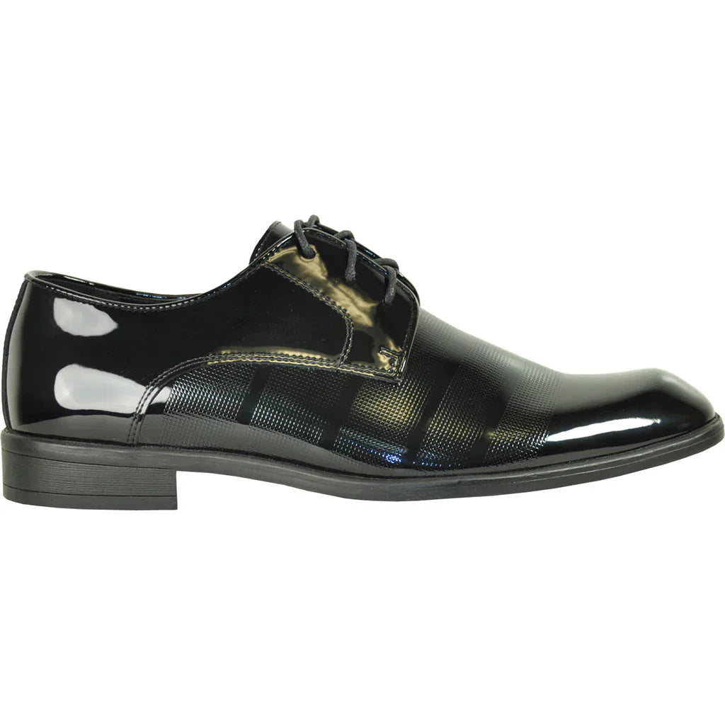"Rockefeller" Black Vangelo Tuxedo Shoes LuxuryLifeWay Online Store