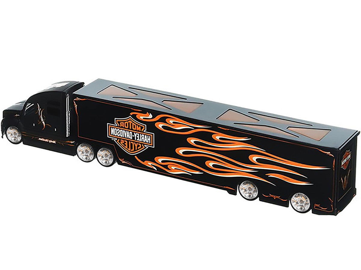 Harley Davidson Custom Hauler Trailer Black "Custom Haulers" Series 1/64 Diecast Model by Maisto LuxuryLifeWay Online Store