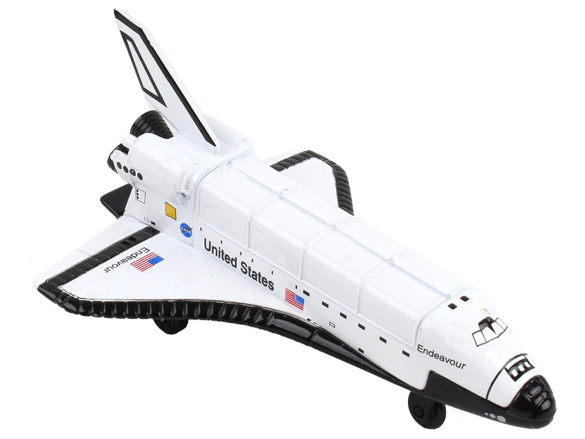 NASA "Endeavour" Space Shuttle White "United States" with Runway Section Diecast Model Airplane by Runway24 LuxuryLifeWay Online Store