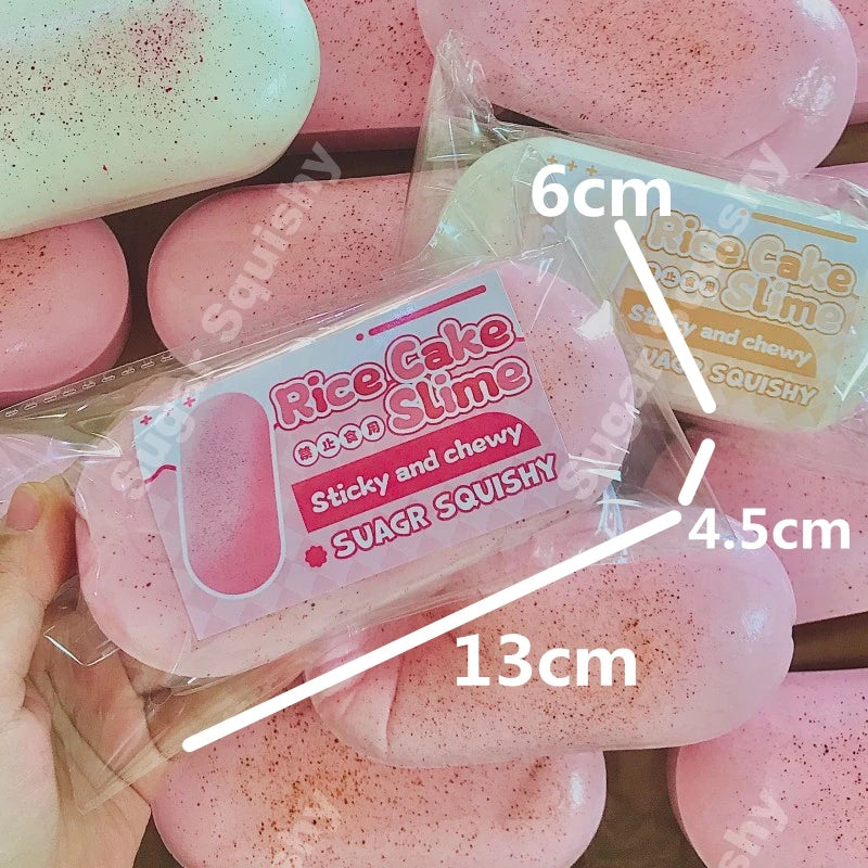 Squishy Cheese Cake Bread Squeeze Toy Slow Rebound Stress Relief Toys Sensory Fidget Toys For Adults Relaxing Gifts Pi-Mart