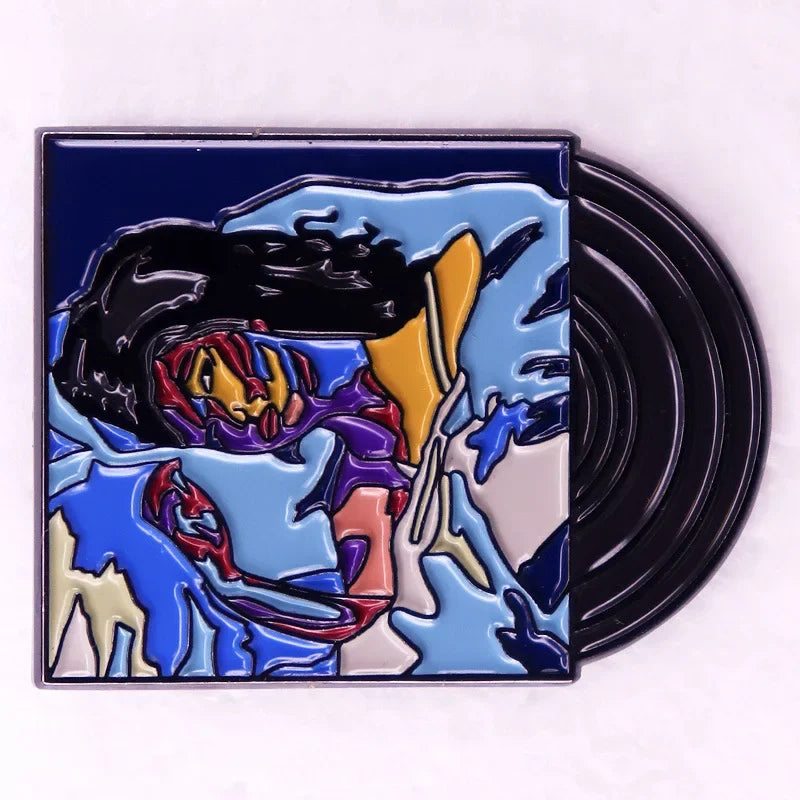 Popular Music Rock Album Enamel Pin Band Punk Brooch Music Lovers Metal Badge Fashion Jewelry Accessories Gifts Pi-Mart