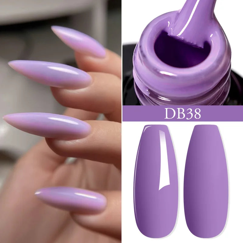 Mtssii 6ML Chocolate Color Gel Nail Polish Brown Semi Permanent UV Gel Autumn Winter Popular Soak Off Nail Art Gel Varnishes Tri Light Beauty