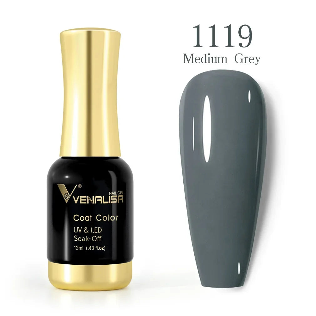 VENALISA Nail Gel Varnish TPO FREE Soak Off UV LED Organic Odorless Enamels Nail Art Colors 12ml 120Colors UV Gel Nail Polish Tri Light Beauty