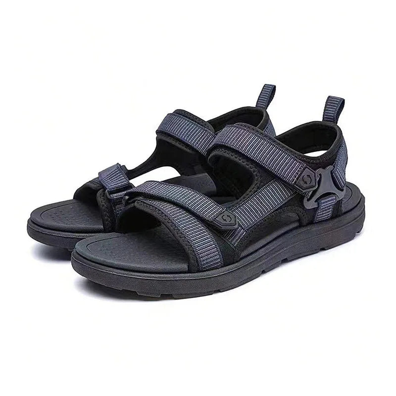 Summer Men Sandals Fashion Leisure Beach Holiday Sandals for Mens Lightweight Shoes New Outdoor Comfortable Casual Sandals Pi-Mart