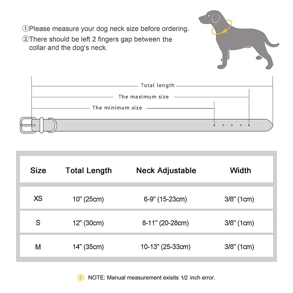Personalized Cat Collar Custom Leather Cat Collars Free Engraved Puppy Kitten ID Necklace Bling Pet Collars for Small Dogs Cats Pi-Mart