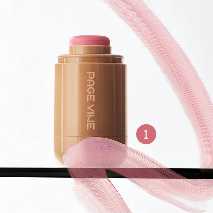 New Blush Stick 3-in-1 Cheek Lip Tinted Moistured Blush Stick Silky Brighten Blush Cream Blusher Cosmetics Tubes Matte Contour LadyShow.Store