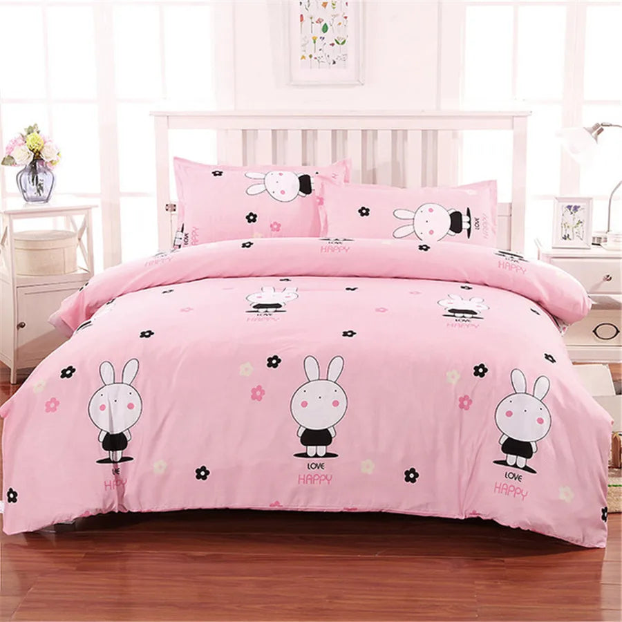 Multi-size Sheet Duvet Cover Pillowcase  Home Textile Bedding Single Piece Bedding Single Person Double Quilt Cover Pi-Mart