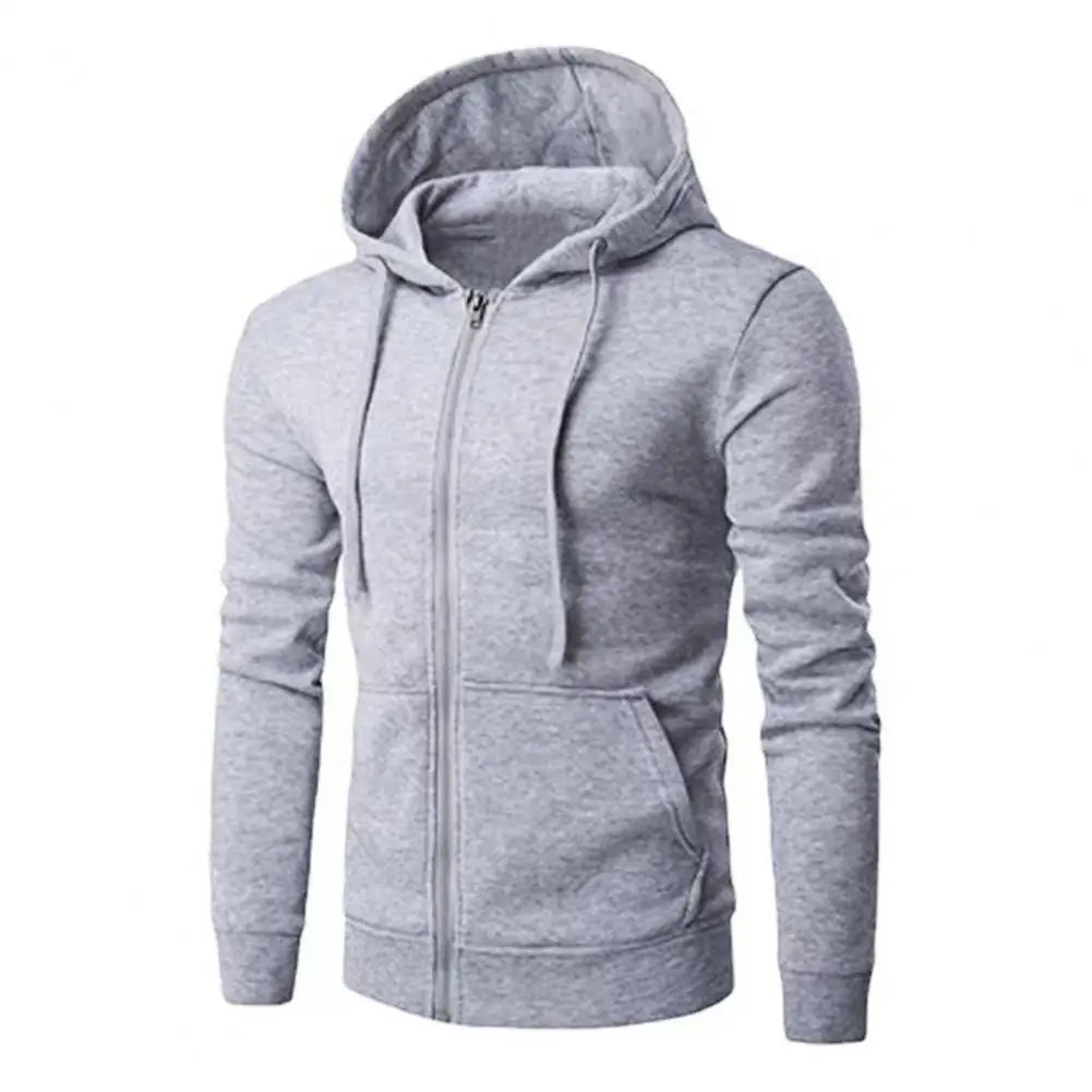 Autumn Men Sweatshirts Long Sleeve Jacket Hoodie Zipper Closure Jacket Male Hoodies Sweatshirt Slim Fit Male Clothing LadyShow.Store
