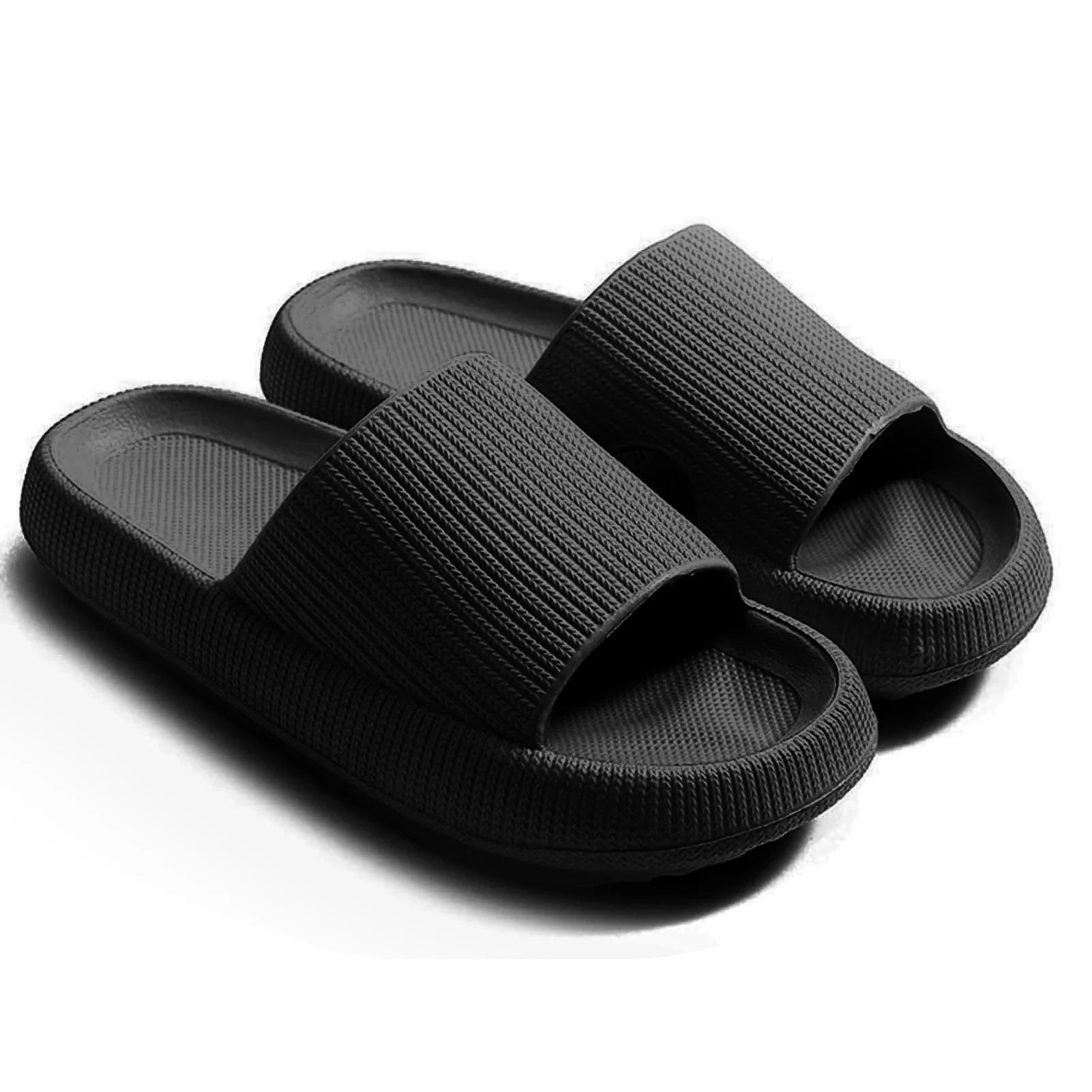 Thick Sole Cloud Slippers Women Men,Large Size,Pillow House Slippers Shower Sandals,Indoor Bathroom Slides,Lightweight,Non-Slip LadyShow.Store