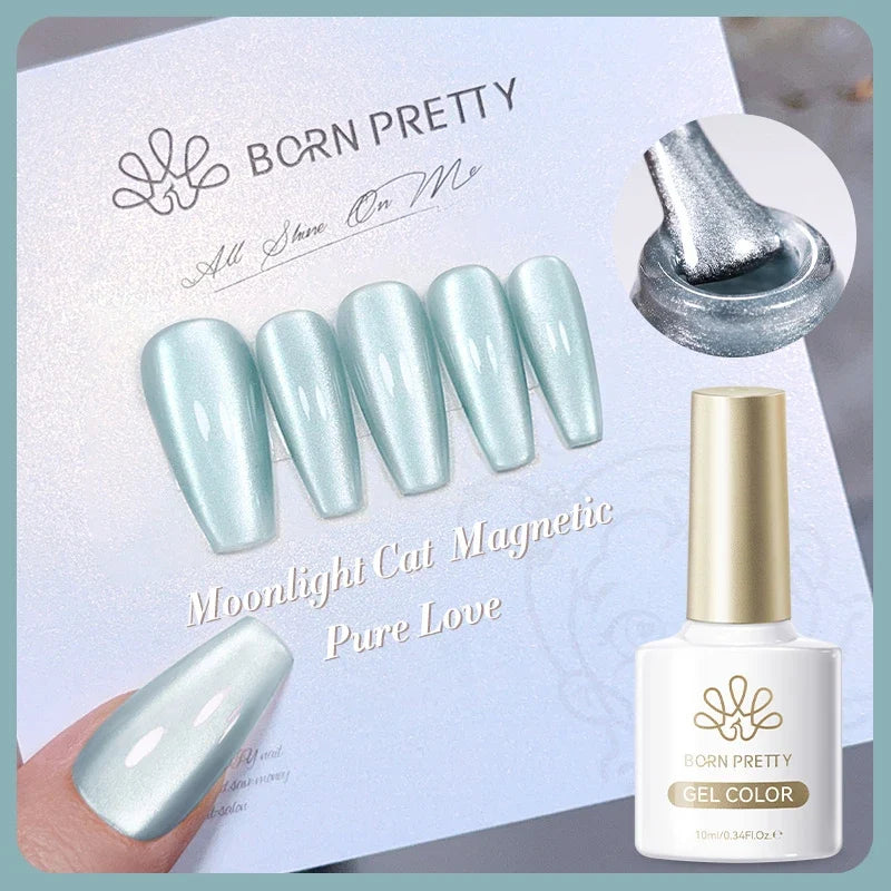 BORN PRETTY 117 Colors Cat Magnetic Gel Nail Polish 10ml Full Coverage Varnish Semi Permanent Super Gorgeous Nails Manicure Tri Light Beauty