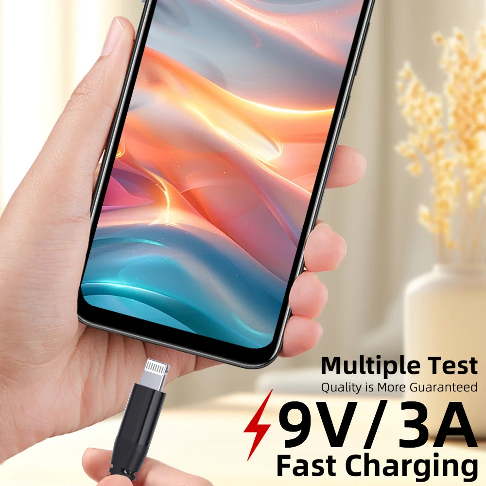LAIHONEN 1 Pack MFi Certified USB C to Lightning Nylon Braided Fast Charging Cable 1M 2M 3M for iPhone 13 12 11 Pro Max Pi-Mart