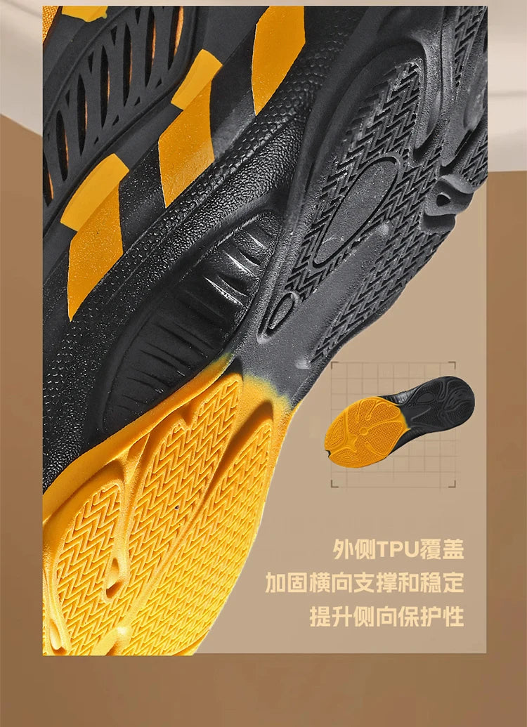Men's Basketball Shoes Breathable Cushioning Non-Slip Wearable Runing Shoes Gym Training Athletic Basketball Sneakers for Men Pi-Mart