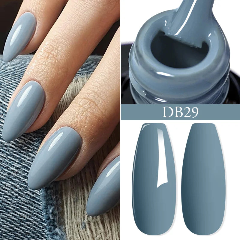 Mtssii 6ML Chocolate Color Gel Nail Polish Brown Semi Permanent UV Gel Autumn Winter Popular Soak Off Nail Art Gel Varnishes Tri Light Beauty