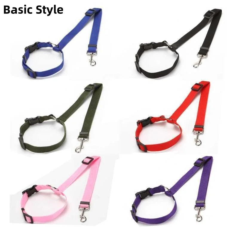 Reflective Pet Dog Car Seat Belt Puppy Collar Walking Travel Car Accessories Cat Leash Harness for Small Dogs Pet Car Supplies Pi-Mart
