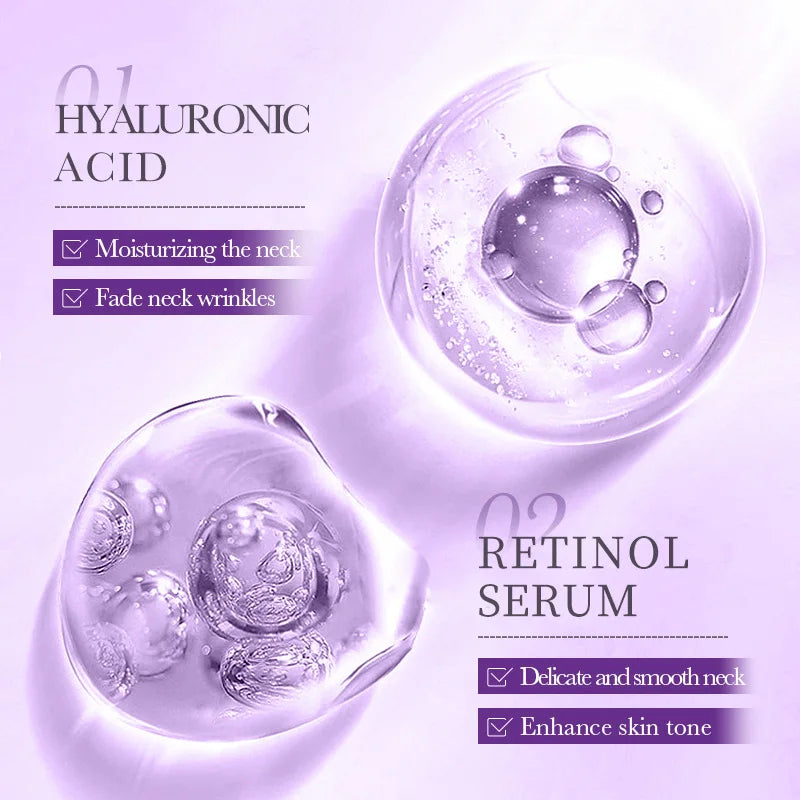 SADOER Collagen Firming Neck Cream Lifting Moisturizing Brightening Message Roller Neck Beauty Cream Necks Skin Care Products Tri Light Beauty