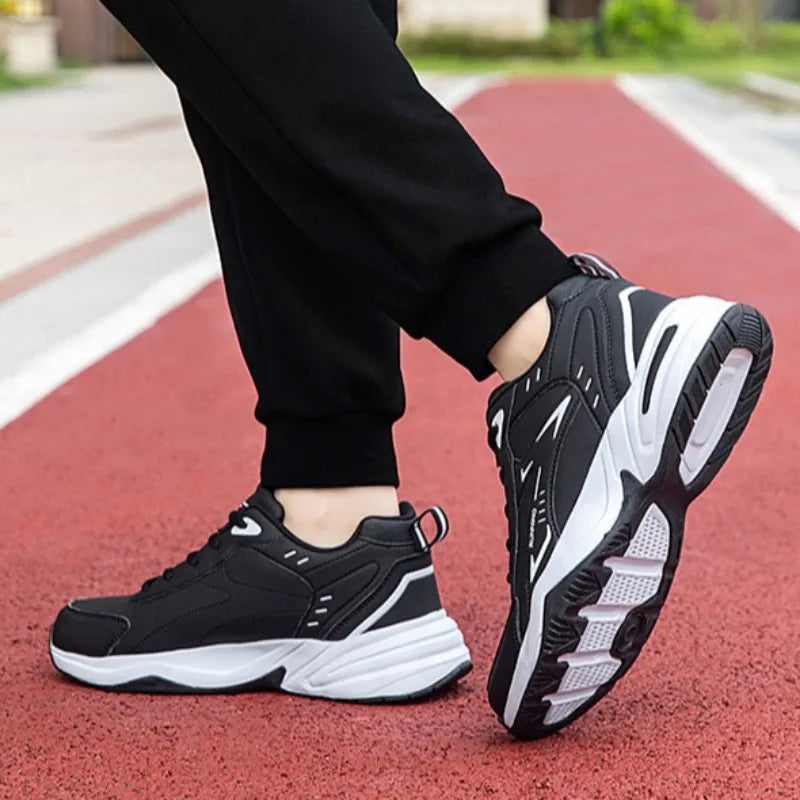 Autumn New Men Microfber Running Shoes Luxury Brand Men Shoes School Student Air-cushion Sneakers Fashion Man Casual Shoes 35-48 Pi-Mart