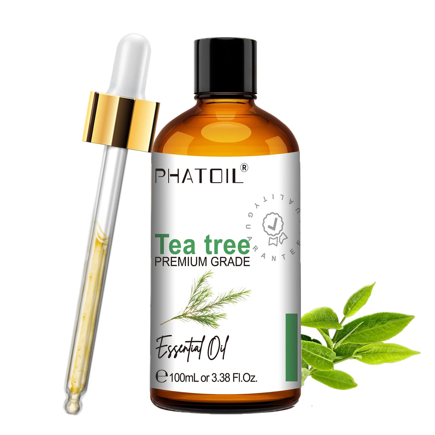 PHATOIL Natural Essential Oil for Diffuser Candle Making-100ml Sandalwood Eucalyptus Citronella Lavender Vanilla Essential Oils Pi-Mart