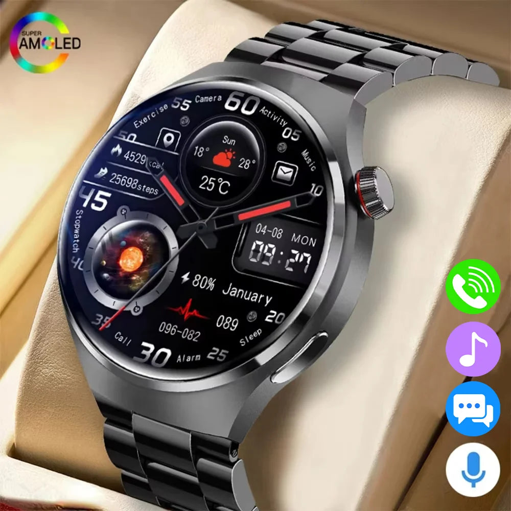 G.L Wear 2025 New Men's Smart Watch HD Display Health Tracking Bluetooth Calling Voice Assistant Sports Smartwatch LadyShow.Store