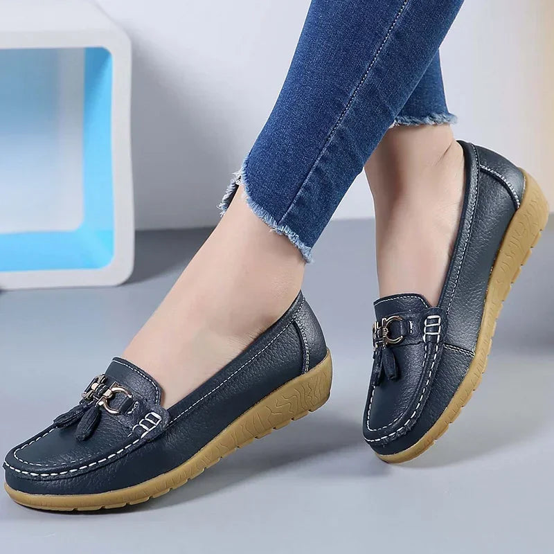 Women Shoes Slip On Loafers For Ballet Flats Women Moccasins Casual Sneakers Zapatos Mujer Flat Shoes For Women Casual Shoes LadyShow.Store