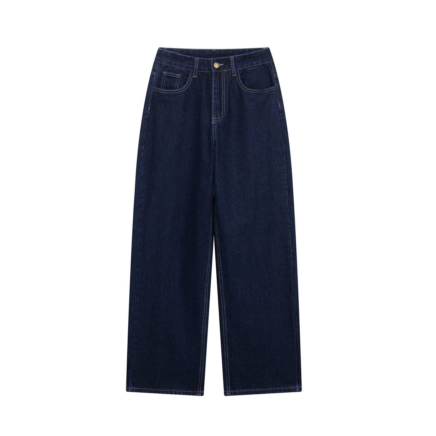 DUOPERI Women Fashion 2 Pieces Sets With Belt Denim  Jackets & Vintage Front Zipper Jeans Trousers Feamle Chic Lady Pants Sets LadyShow.Store