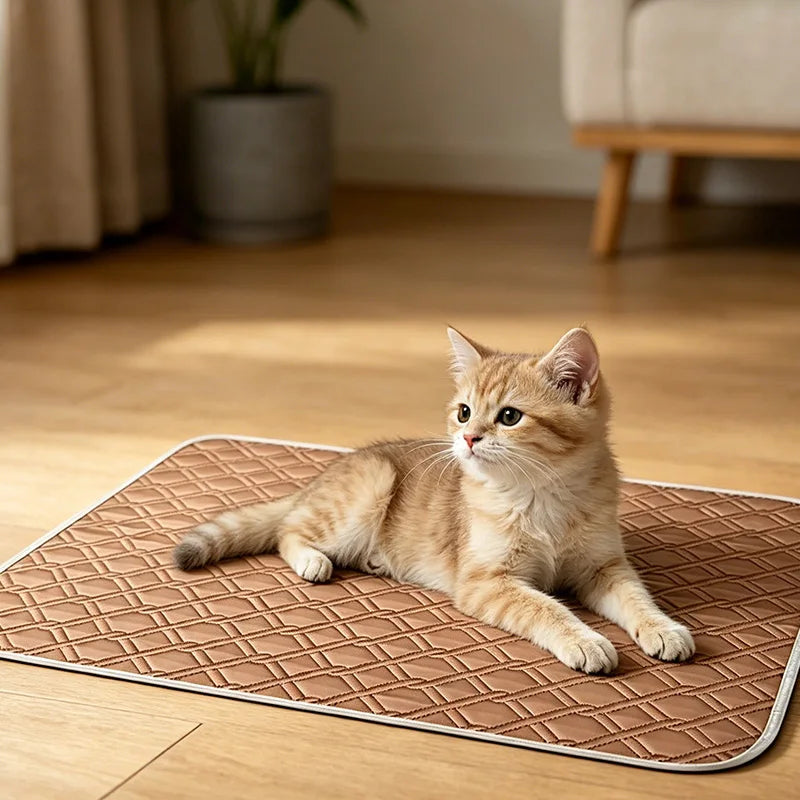 KEMORELA Dog Cat Summer Cooling Pad Mat Washable Puppy Big Dog Ice Gel Bed Mattress Cool Mascotas Cushion Blanket Pet supplies Pi-Mart