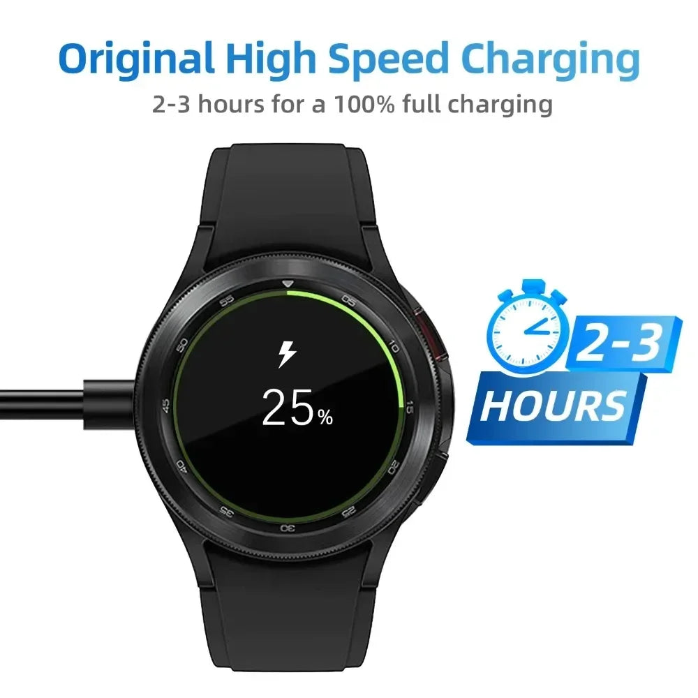 For Samsung Galaxy Watch 7/6/6 Classic/5/5 Pro/4/4 Classic Chargers USB-C Charger Smart Watch Accessories Replacement Charger LadyShow.Store