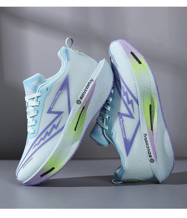 2026 Running Shoes Carbon Board Marathon Men Sports Breathable Lightweight Women's Comfy Athletic Antiskid Sneakers Casual New Pi-Mart