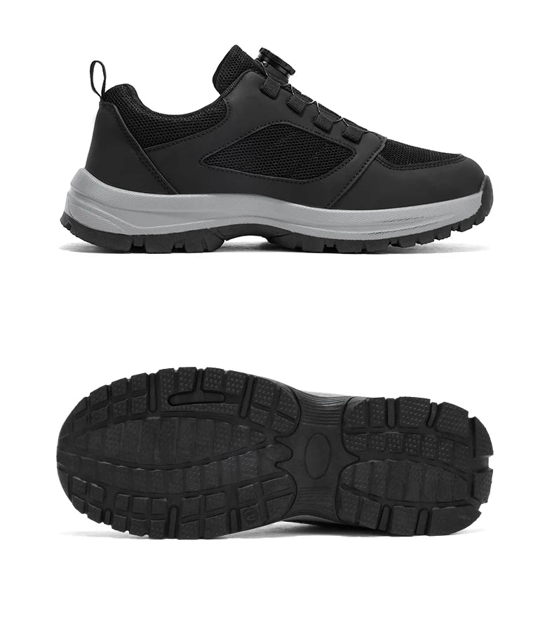 Men'S Spring And Autumn Sports Shoes Rotating Buckle Comfortable And Non Slip Hiking Sports Shoes Plus Size Men'S Shoes 39-48 Pi-Mart