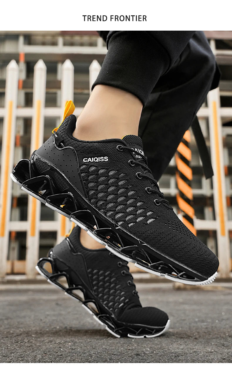 Casual Sneakers Mens Shock-absorb Running Shoes Lightweight Breathable Sports Shoes for Men 2026 New Trendy Gym Trainers for Man Pi-Mart