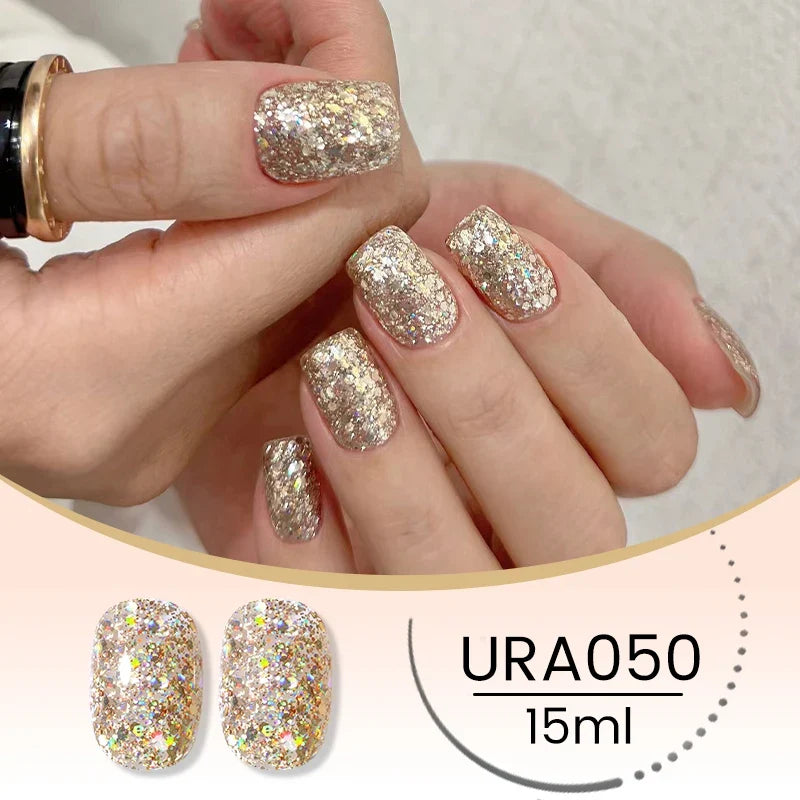 UR SUGAR 15ml Jelly Milky White Translucent Color Gel Polish Semi Permanent UV Gel Nail Art Soak Off Gel Varnish Latest Fashion Tri Light Beauty