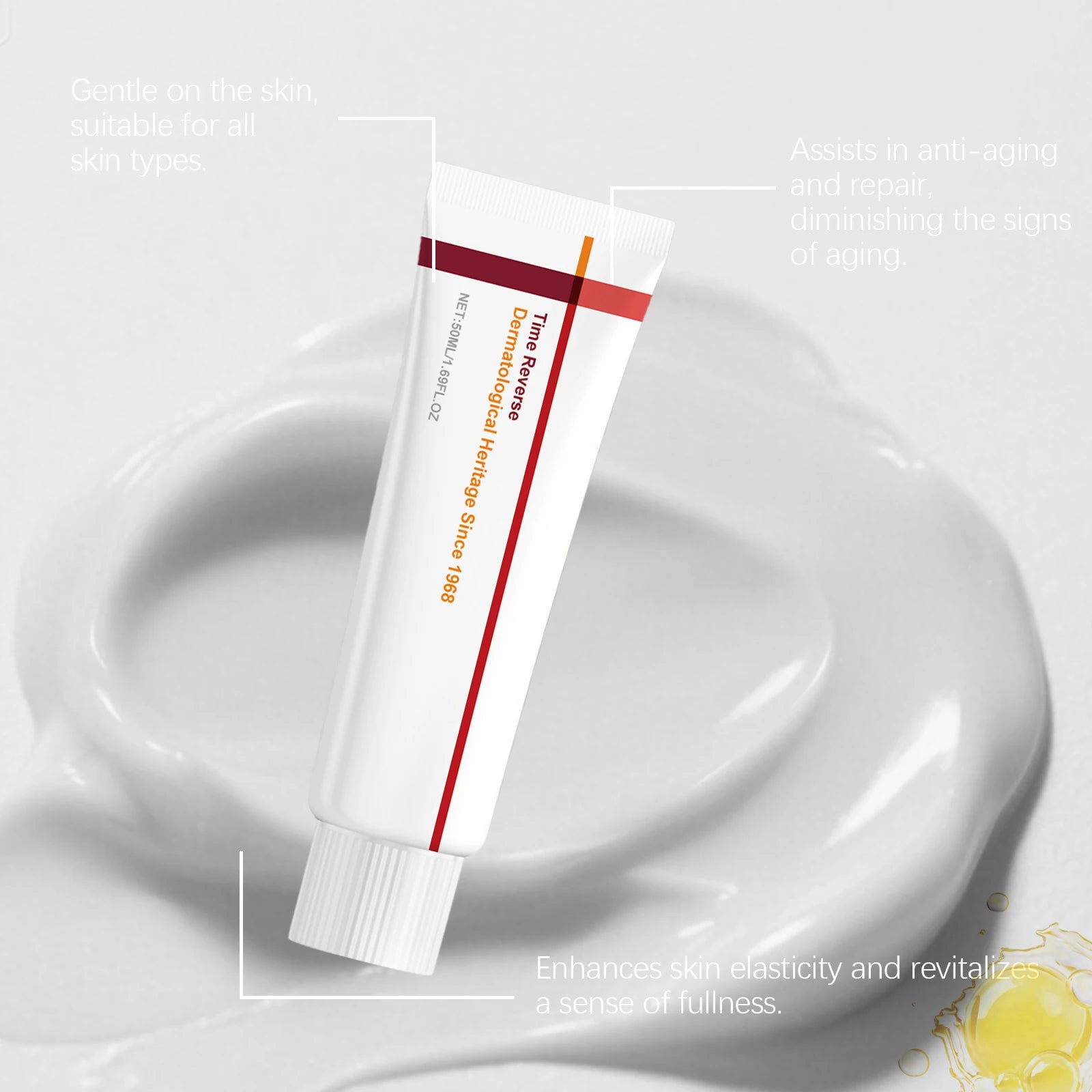 1/2/3/4pc Centella Asiatica Soothing Cream Hydrating Calming Redness Firming Even Skin Tone Fade Pigmentation Facial Moisturizer Pi-Mart