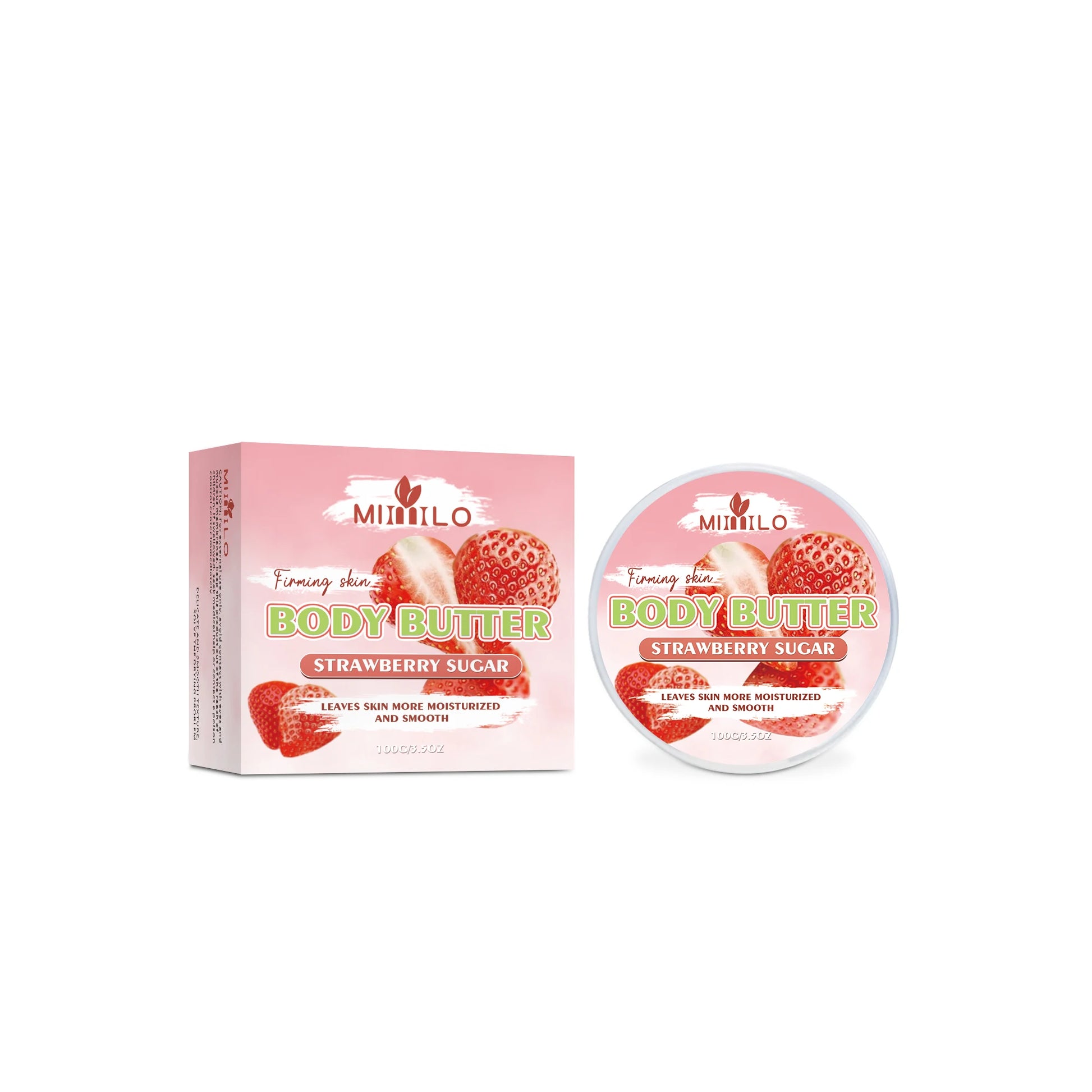 100g Moisturizing Body Glaze Cream 6 Sweet Flavors Body Butter Hydration Soft Smooth Skin Non Sticky Non Tightening Pi-Mart